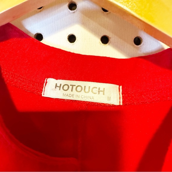 Hotouch | Men's Classic Red Union Suit One Piece Pajama w/n Rear Button Flap - Picture 4 of 5